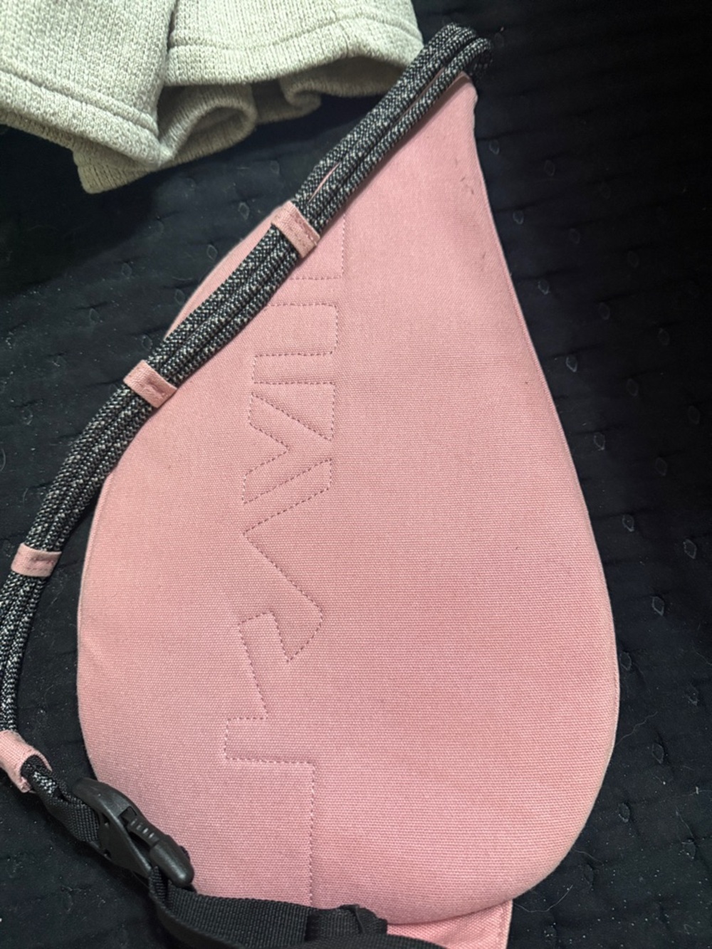 Kavu Dusty Pink Rope Sling Bag - Picture 2 of 2